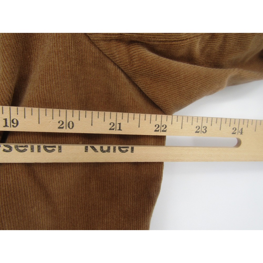 Eddie Bauer Corduroy Blazer Jacket Womens 16W Brown‎ Stretch Cotton 3-Pocket - Picture 7 of 9